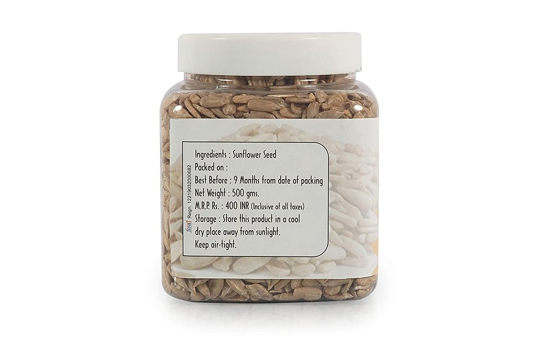 NaturePlatter Sunflower Seed    Plastic Jar  500 grams